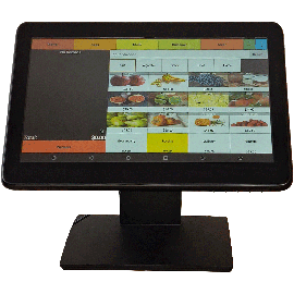 POS-система Android AIO 11,6 дюйма PCap HD, RK3288, 2 ГБ/16 ГБ, USB, RJ45, SD