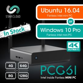 Mini PC Star Cloud PCG 61 с Windows 10 Pro или Ubuntu Braswell Celeron N3150 SSD DDR3 1000M LAN 5G WiFi HDMI VGA | PCG61 | MeLE | VenSYS.ua