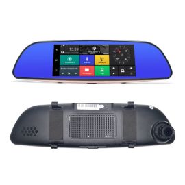 Автомобильное зеркало заднего вида с 7-дюймовым экраном GPS Navi 3G WCDMA DVR Bluetooth Android 5.0 1Гб/16Гб | DVR-C08 | ZDX | VenSYS.ua