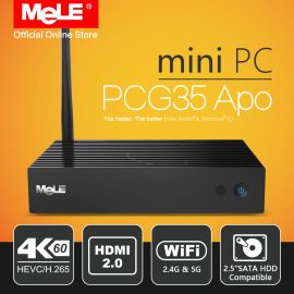 Безвентиляторный мини-ПК MeLE PCG35 APO Windows 10 4/32 ГБ Intel Apollo Lake Celeron J3455 4K HDMI VGA WiFi USB SSD | PCG35APO | MeLE | VenSYS.ua