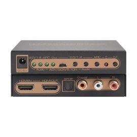 HDMI Аудио экстрактор Toslink + Coax + L/R HDR 4K@60Hz UHD HDCP 2.2 ARC EDID | HDCN0022M1 | PlayVision | VenSYS.ua