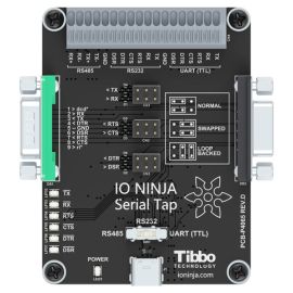 Контрольный блок Tibbo Serial Tap для системы IO Ninja для мониторинга передачи данных по RS232, RS485 и TTL-level UART | serial-tap | Tibbo | VenSYS.ua