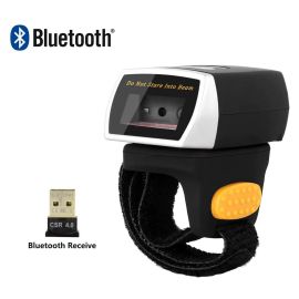 Беспроводный напальчник сканер штрихкодов 2D Netum NT-R2 QR Bluetooth черный | NT-R2 | Netum | VenSYS.ua