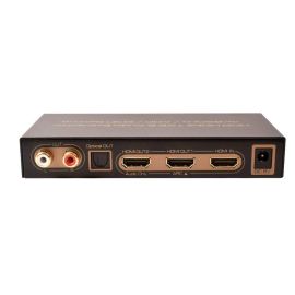 HDMI переключатель/сплиттер 1x2 с аудио экстрактором Toslink / RCA 4K | HDCN0027M1 | ASK | VenSYS.ua