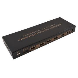 Коммутатор HDMI 4x1 4K ARC с экстрактором аналогового / цифрового звука SPDIF / RCA | HDSW0029M1 | ASK | VenSYS.ua