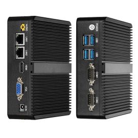 Промышленный безвентиляторный мини-ПК Неттоп Компьютер HTPC X30G Barebone DDR3L mSATA+SATA HDMI VGA 2xLAN | X30G | VenBOX | VenSYS.ua