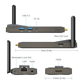 Мини-ПК Stick MeLE PCG02 GLK J4105 4 ГБ / 64 ГБ HDMI 4K 2,4 / 5 ГГц Wi-Fi  Windows 10 Pro | PCG02GLK | MeLE | VenSYS.ua