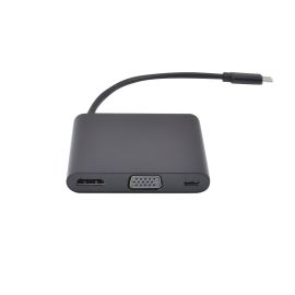 Docking station 5 in 1 Type-C ,VGA, HDMI, USB3.0x2, 4K/30Hz up to 1920 | HDCN0048M1 | VenBOX | VenSYS.ua