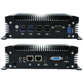 Fanless Industrial Mini Computer G12 Intel i7 DDR4, SSD, M.2, RS232, 2xRJ45, VGA, HDMI, WiFi, BT | G12 | Eglobal | VenSYS.ua