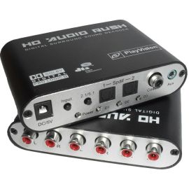 Декодер/конвертер цифрового звука DTS/AC3/Dolby в 5.1-канальный RCA аналоговый HDA-51R | HDA-51R | PlayVision | VenSYS.ua