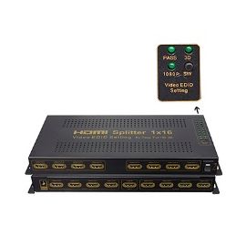 HDMI 1x16 splitter with video EDID setting | HDSP0005M1 | ASK | VenSYS.ua