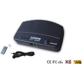 HDMI переключатель 3x1 IR удлинителем и пультом дистанционного управления | HMX-A2 | ASK | VenSYS.ua