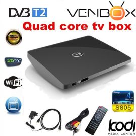 Android TV Box Van BOX-K1 интерактивного телевидения Quad-Core Amlogic S805 процессор, 1 Гб оперативной памяти, 8 Гб ПЗУ с DVB-T2 тюнером | iTV-177 | Mecool | VenSYS.ua