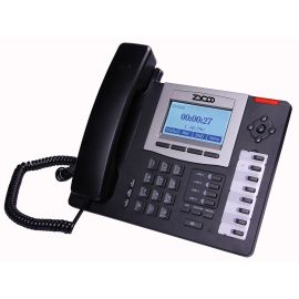 Telefon VoIP ZYCOO D60, PoE, 4xSIP, IAX, DSS, Router, LCD, HD Voice | D60 | Zycoo | VenSYS.ua