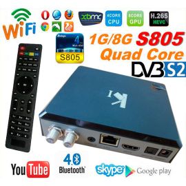 Android TV Box VenBOX iTV-K1 DVB-S2 спутниковый Amlogic S805 Quad Core 1G / 8G CCCAM Newcamd Biss KODI 15.2 Медиаплеер | iTV-K1-S2 | Mecool | VenSYS.ua