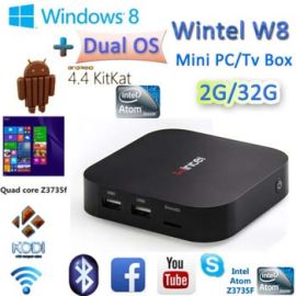 ТВ-приставка Smart Mini PC CX-W8 Wintel Atom Z3735F Windows 8.1 и Android 4.4 Dual OS 2 ГБ/32 ГБ | CX-W8 | ENYBox | VenSYS.ua