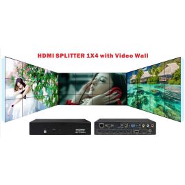 Сплиттер 1x4 HDMI Видеостена CVBS VGA HDMI USB HDV-TW14 | HDV-TW14 | PlayVision | VenSYS.ua