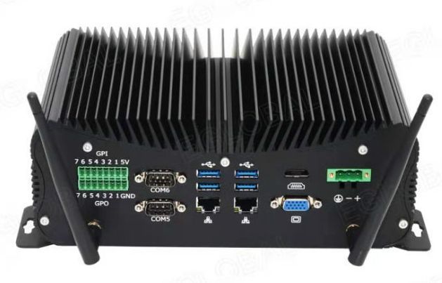 Fanless Industrial Mini Computer G8 z Intel i7-10510U DDR4, SSD, M.2, RS232/RS485/RS422, GPIO, DC 9V~36V, 4G