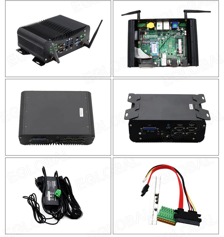 Product Picture Fanless Industrial Mini Computer G8 z Intel i7-10510U DDR4, SSD, M.2, RS232/RS485/RS422, GPIO, DC 9V~36V, 4G