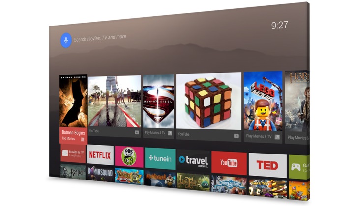 Android TV для телевизора  - удобная разработка Google
